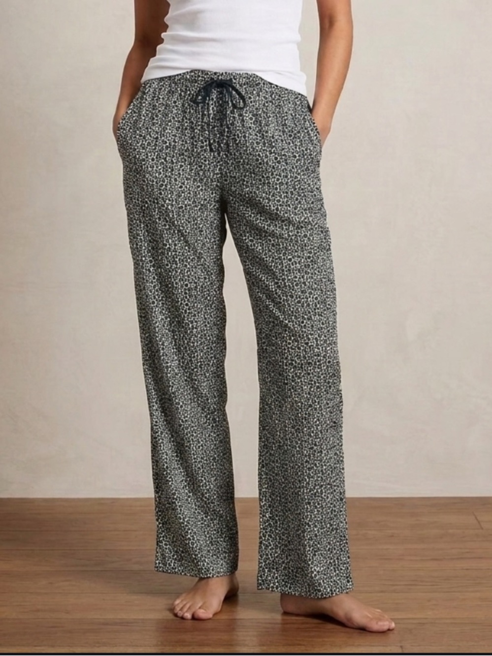 SEIDENSTICKER Relaxed Scandinavian Printed Pajama Pants Medium